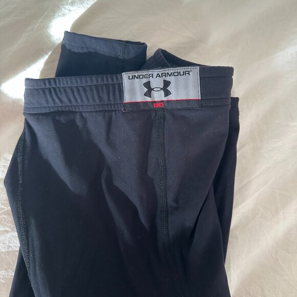 Black Cold Gear Leggings Under Armour - Ski Base Layer - Picture 1 of 3